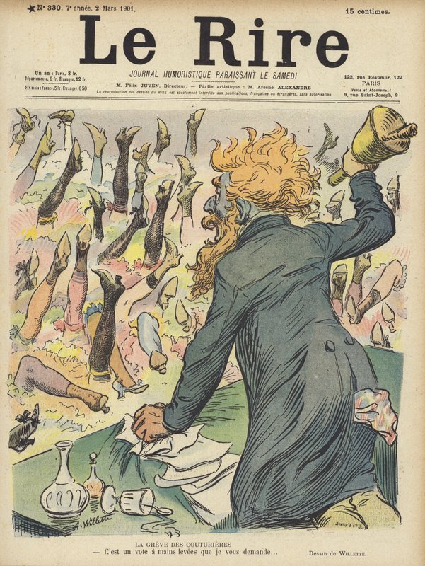 Ilustrace pro Le Rire od Adolphe Leon Willette