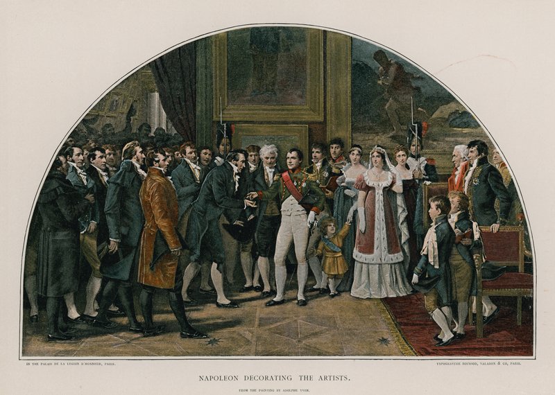 Napoleon zdobí umělce od Adolphe Yvon
