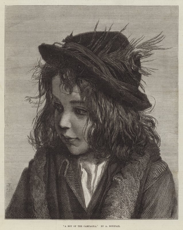 Chlapec z Campagna od Adriano Bonifazi