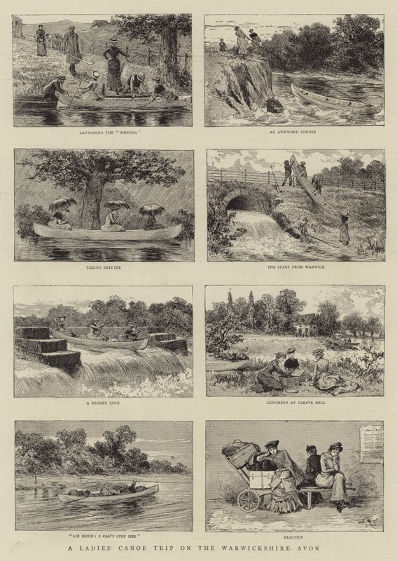 Výlet na kánoi pro ženy ve Warwickshire Avon od Adrien Emmanuel Marie