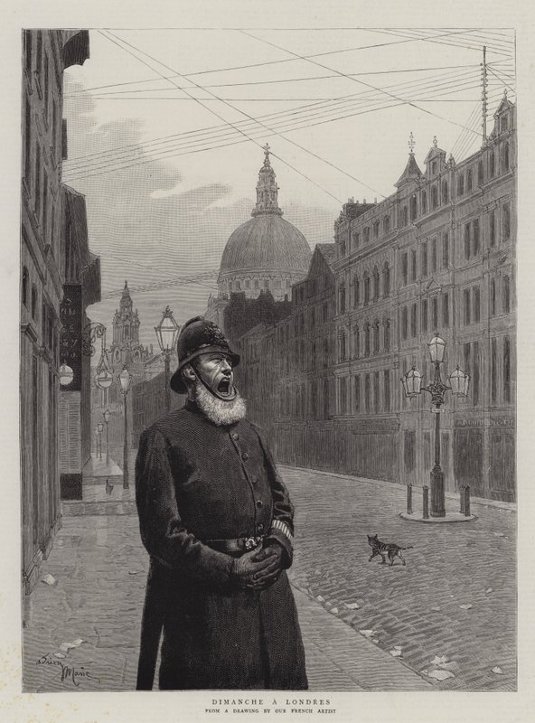 neděle v Londýně od Adrien Emmanuel Marie