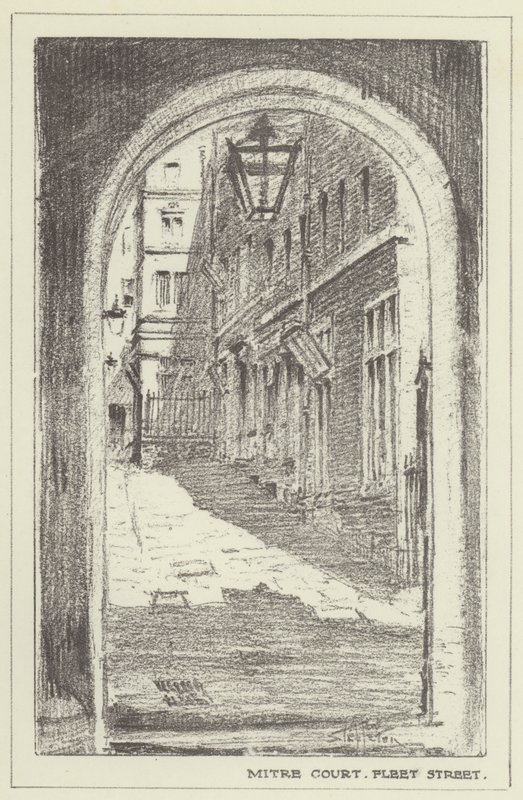 Mitre Court, Fleet Street od Alan Stapleton