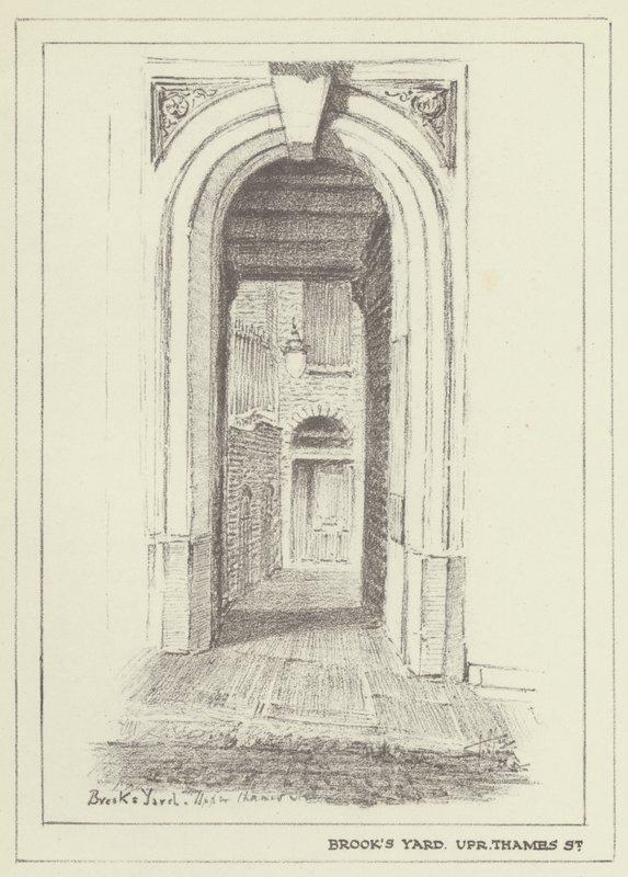 Brooks Yard, Upper Thames Street od Alan Stapleton