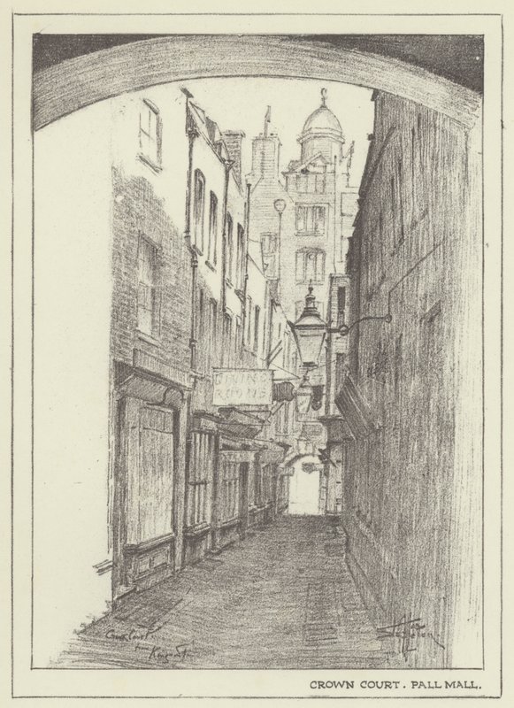 Crown Court, Pall Mall od Alan Stapleton