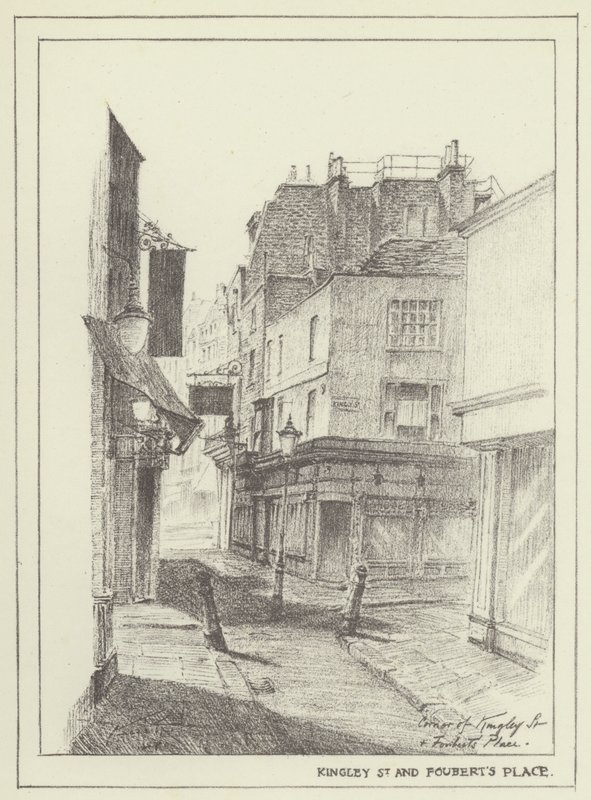 Kingley Street a Fouberts Place od Alan Stapleton