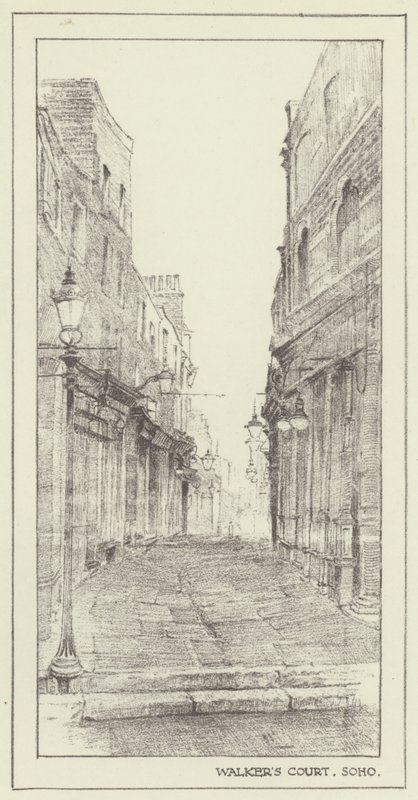Walkers Court, Soho od Alan Stapleton