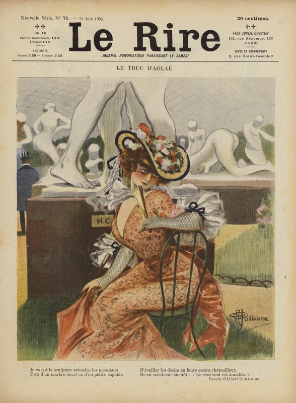 Ilustrace pro Le Rire od Albert Guillaume