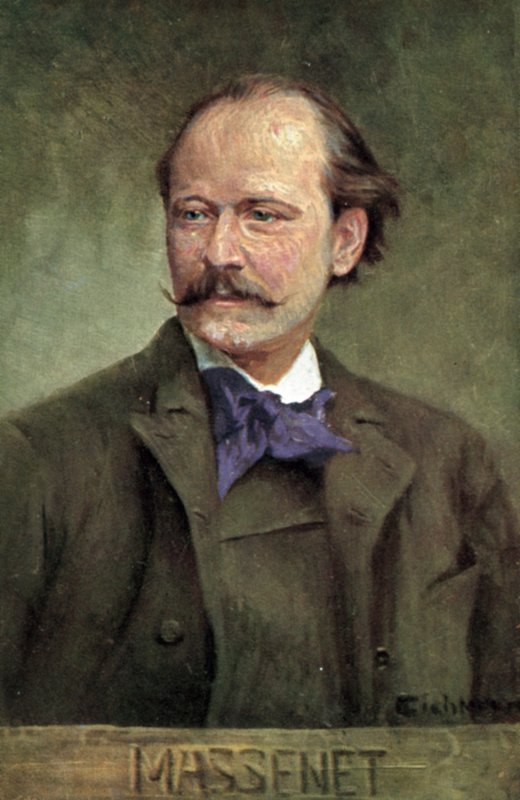 Jules Massenet , francouzský skladatel od Albert after Eichhorn