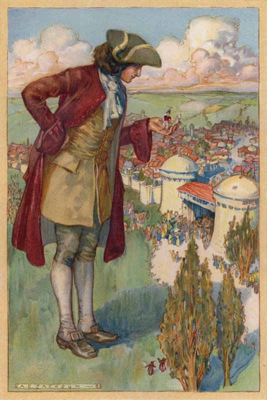 Držel jsem průvodce v ruce, dokud jsem se nedostal na dvě stě yardů od brány (chromolitho) od Albert Edward Jackson