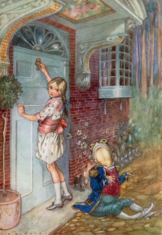 Ilustrace pro Alice v říši divů (Color Litho) od Albert Edward Jackson