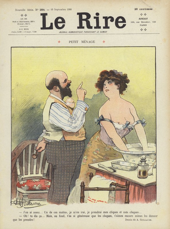 Ilustrace pro Le Rire od Albert Guillaume