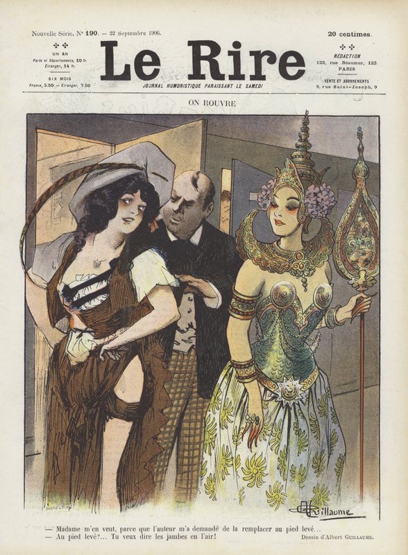 Ilustrace pro Le Rire od Albert Guillaume