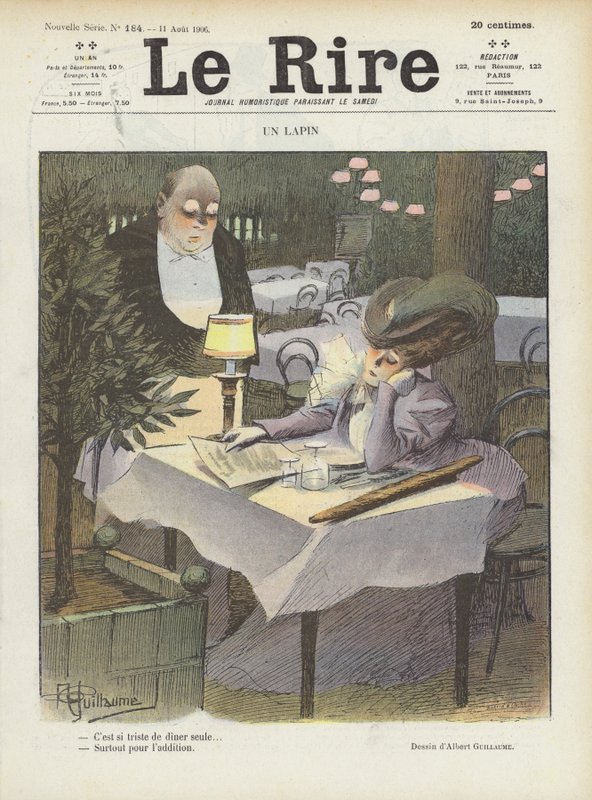 Ilustrace pro Le Rire od Albert Guillaume