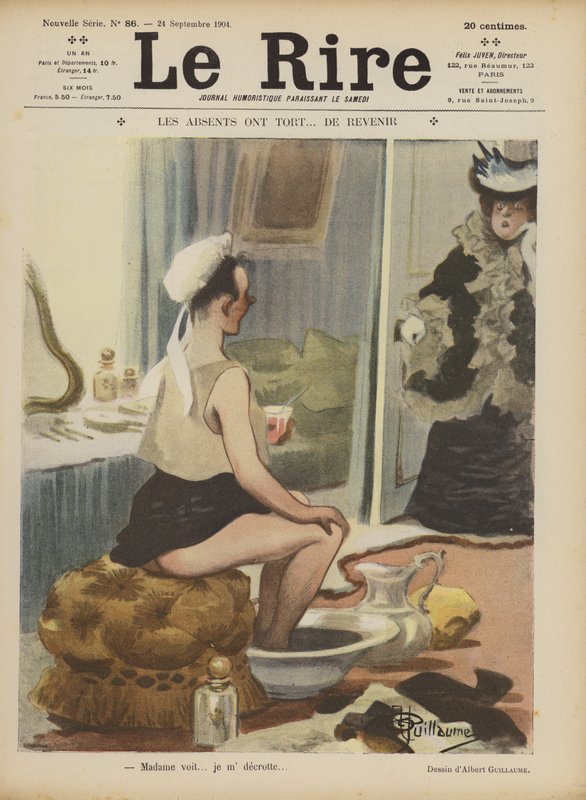 Ilustrace pro Le Rire od Albert Guillaume