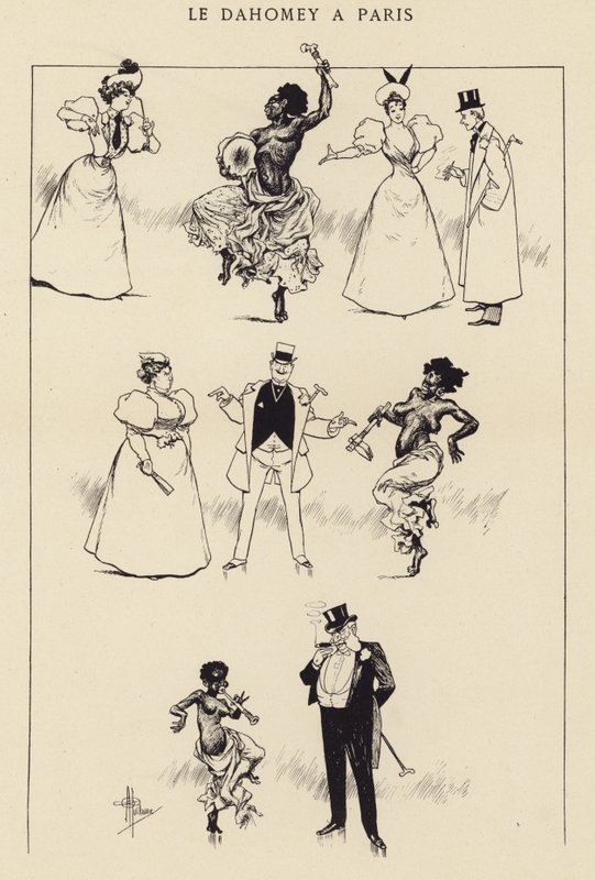 Dahomey v Paříži od Albert Guillaume