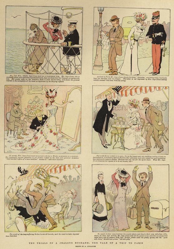 Zkoušky žárlivého manžela, Pohádka o výletu do Paříže od Albert Guillaume