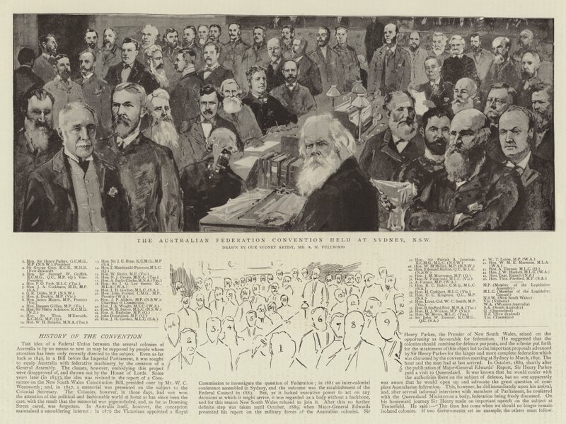 Sjezd australské federace v Sydney (Nový Jižní Wales) od Albert Henry Fullwood