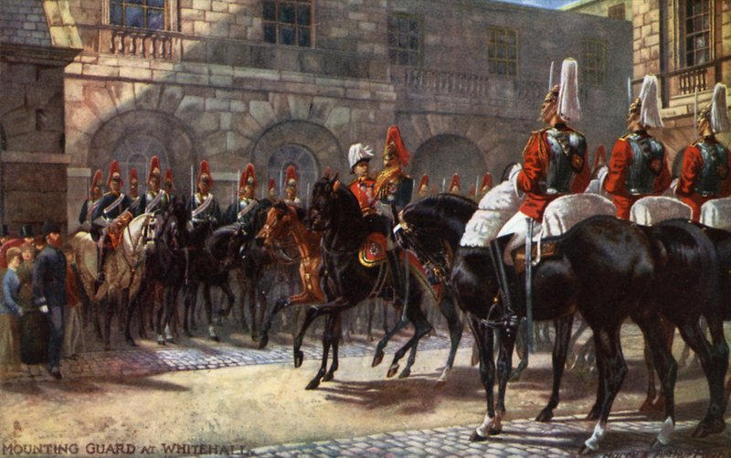 Montáž stráží ve Whitehallu od Albert Henry and Payne Payne