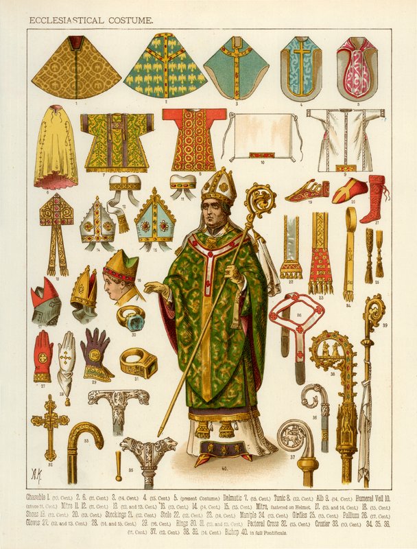 Církevní kostým od Albert Kretschmer