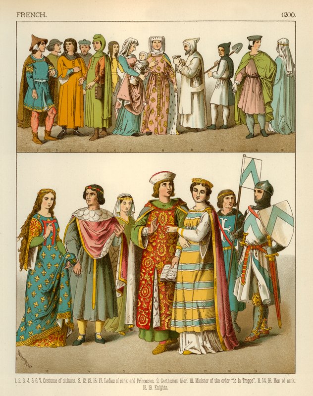 Francouzský kostým 1200 od Albert Kretschmer