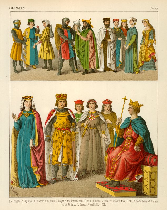 Německý kostým 1200 od Albert Kretschmer