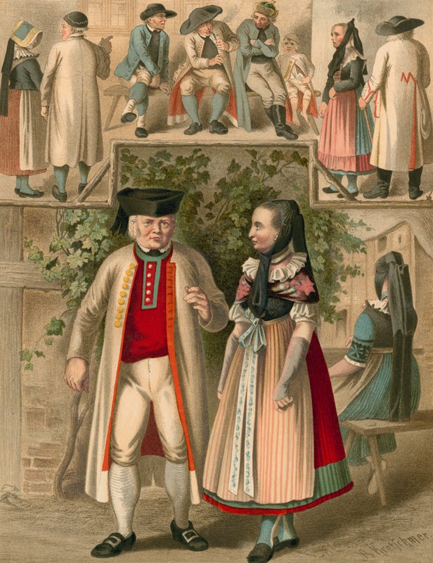 Německý kroj, Braunschweig od Albert Kretschmer