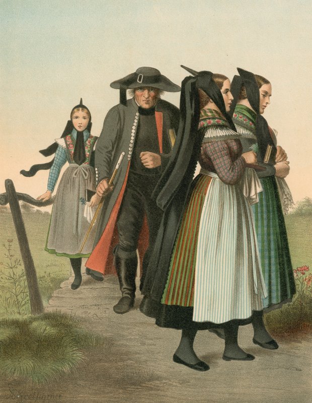 Německý kostým, Hannover, Amt Gifhorn od Albert Kretschmer