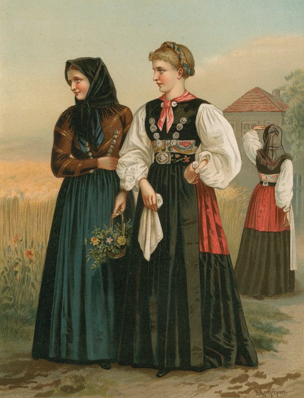 Německý kroj, Holštýnsko, Probstei od Albert Kretschmer