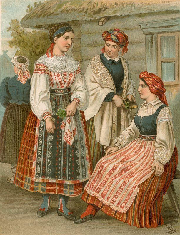 Německý kroj, Litauen od Albert Kretschmer