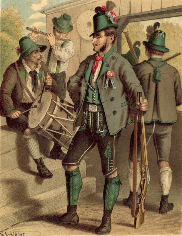 Německý kroj, Rakousko, Štýrsko od Albert Kretschmer