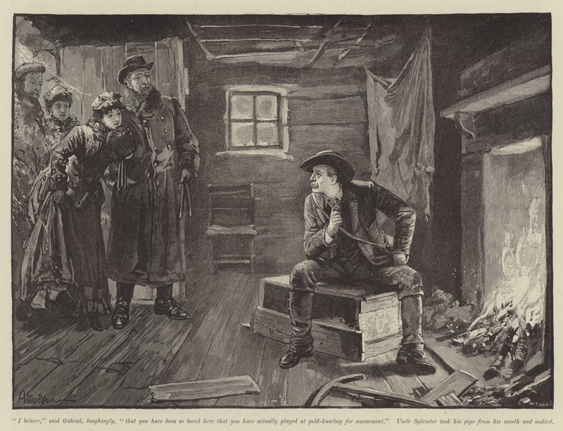 Jejich strýc z Kalifornie, autor Bret Harte od Albert Morrow