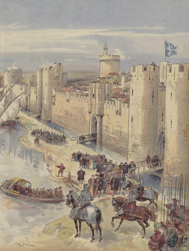 Rozhovor s Aigues-Mortes od Albert Robida