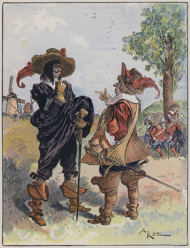 Ilustrace pro Le Capitaine Bellormeau od a ilustroval A Robida od Albert Robida