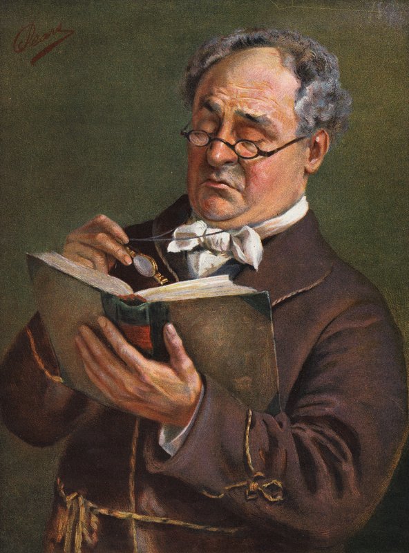 Vidění (barevná litografie) od Albert William Holden