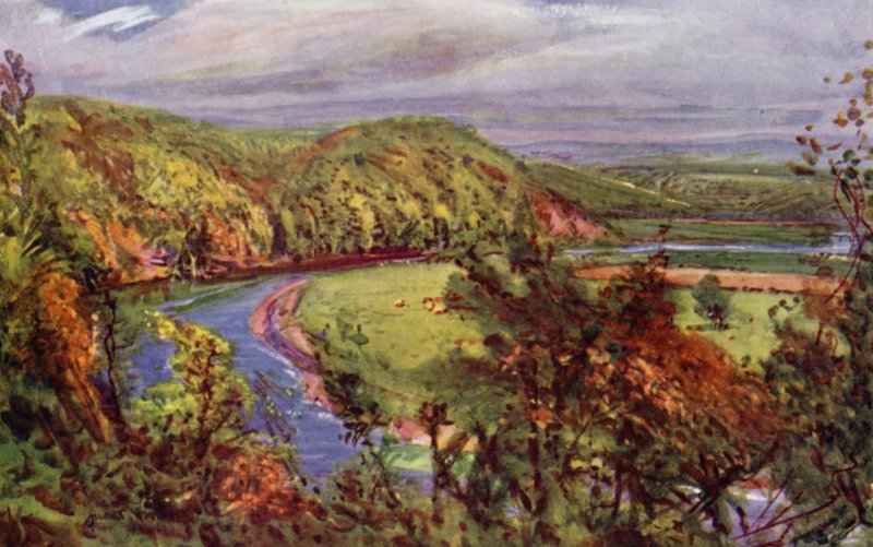The Horseshoe Bend, Redscar (barva lito) od Albert Woods