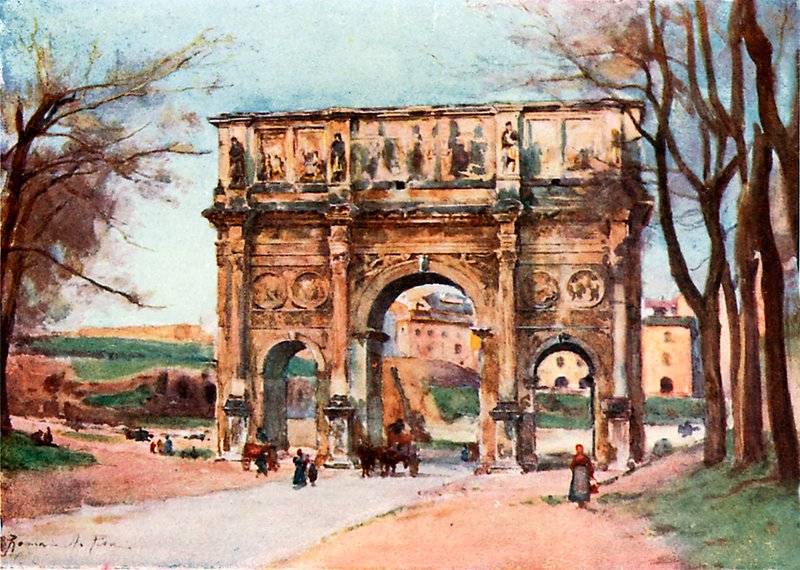 Konstantinův oblouk od Alberto Pisa