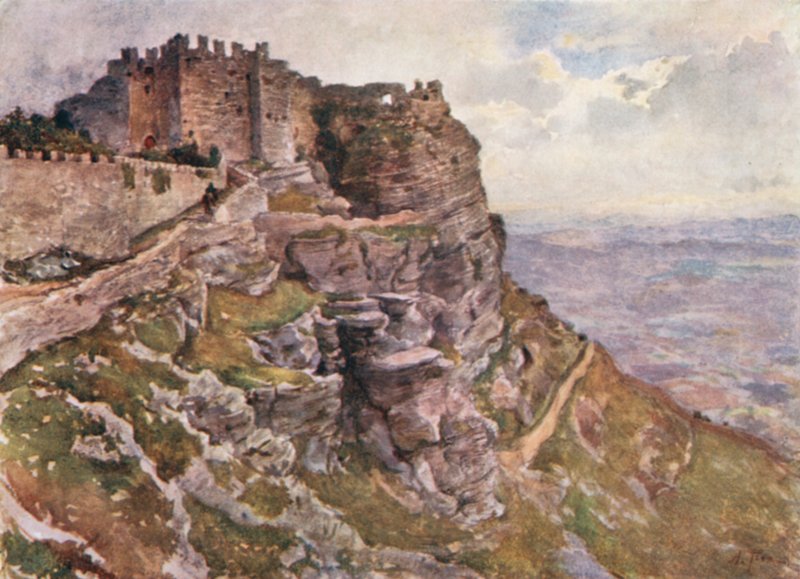 Hrad Monte San Giuliano od Alberto Pisa