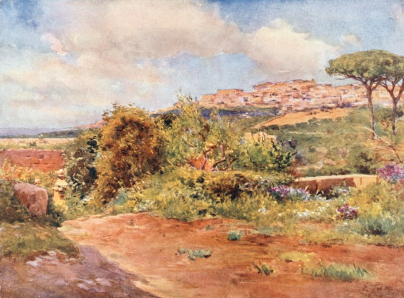 Girgenti ze zahrady S. Nicola od Alberto Pisa