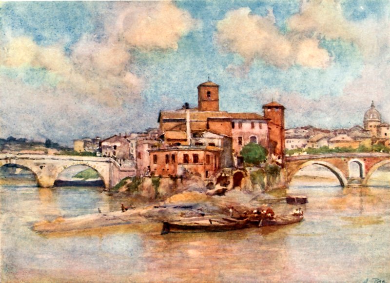 Ostrov Tibera - Isola Sacra od Alberto Pisa