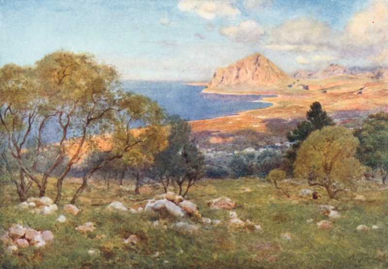 Monte Cofano z Portarella, Trapani od Alberto Pisa