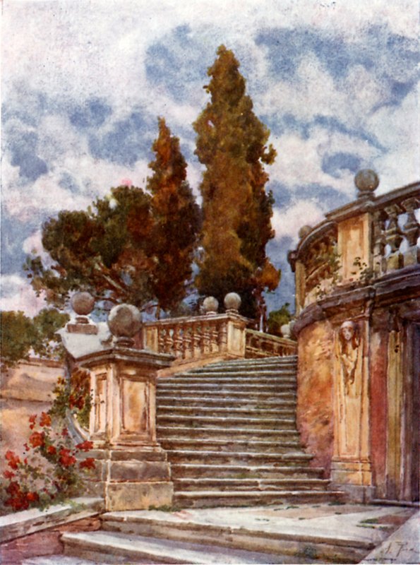 Schody kostela SS Domenico a Sisto od Alberto Pisa