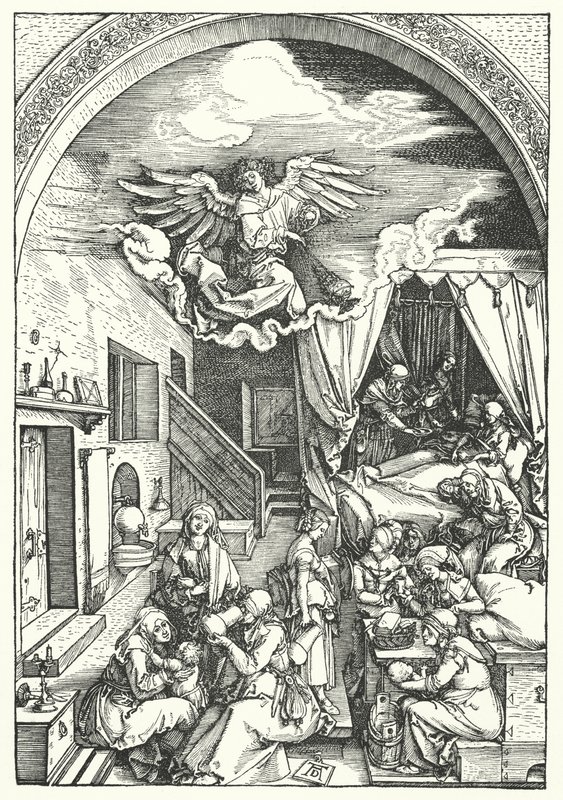 Narození Panny od Albrecht Dürer