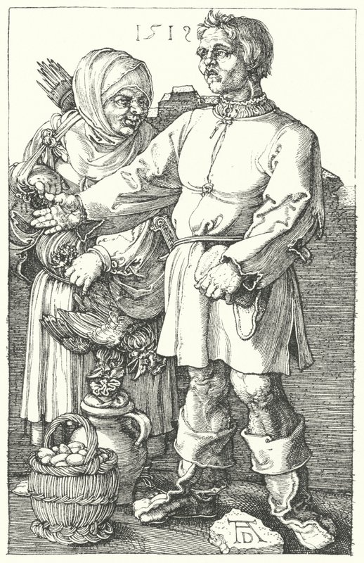 Farmáři prodávají své produkty od Albrecht (after) Durer or Duerer