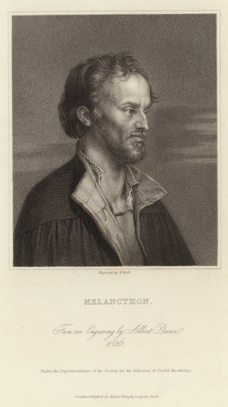 Melancthon - německý reformátor a spolupracovník s Martinem Lutherem (1497 1560) od Albrecht Dürer