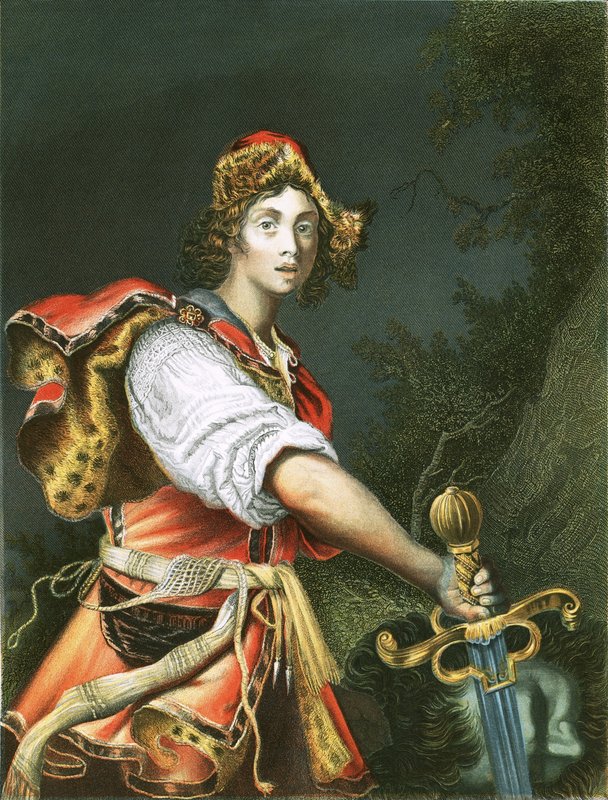 David s hlavou Goliáše od Alessandro Turchi