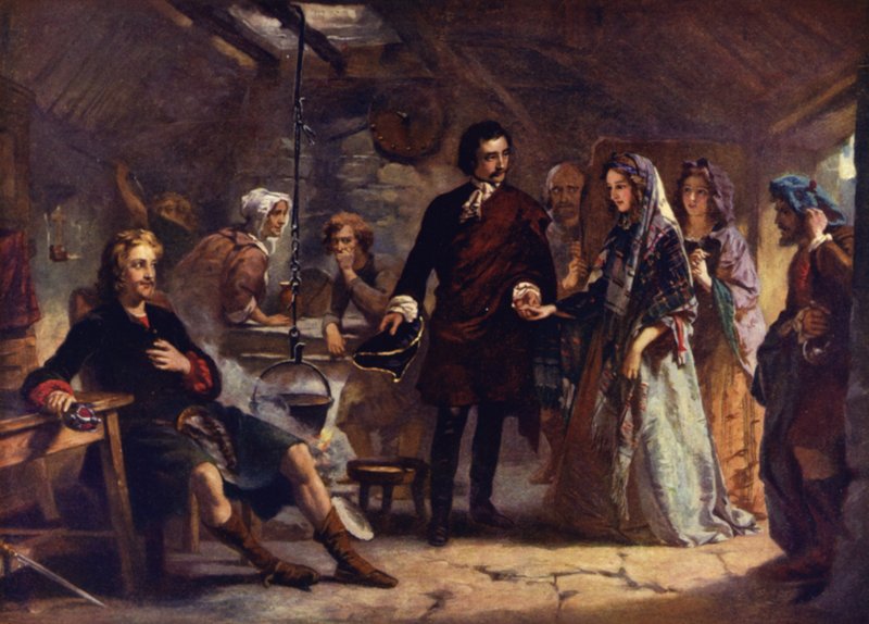 Představení Flory MacDonald princi Charliemu od Alexander Johnston