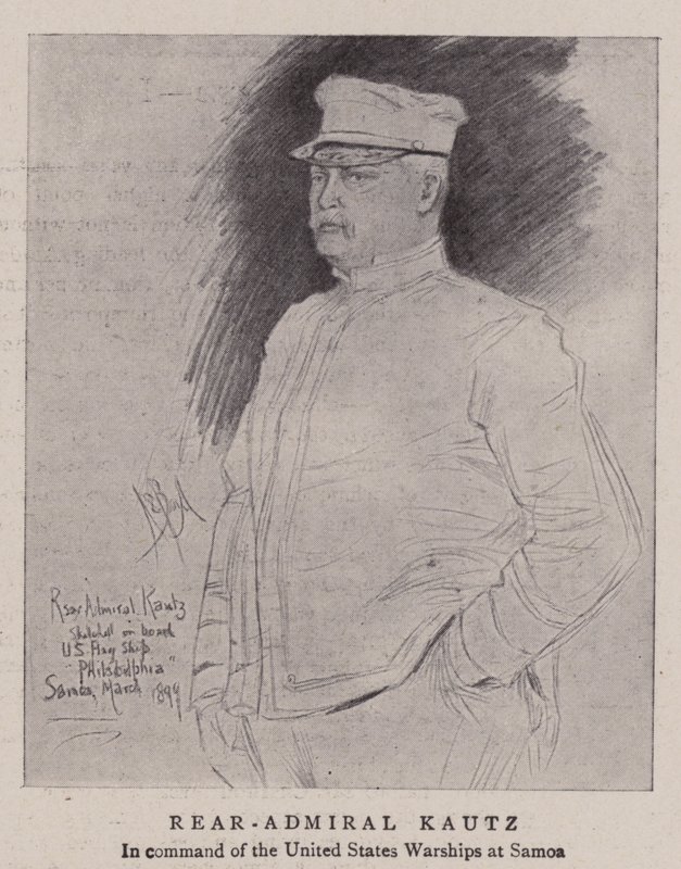 kontraadmirál Kautz od Alexander Stuart Boyd