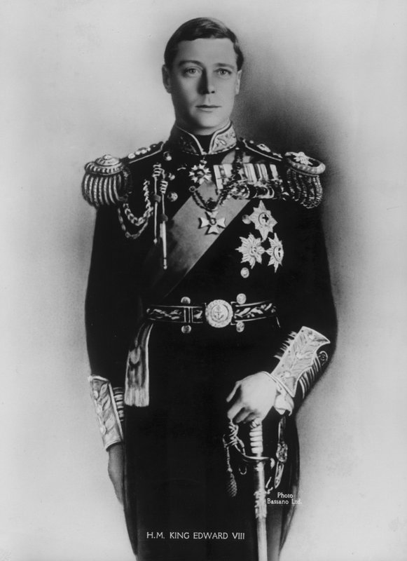 Král Edward VIII (černobílá fotografie) od Alexander Bassano