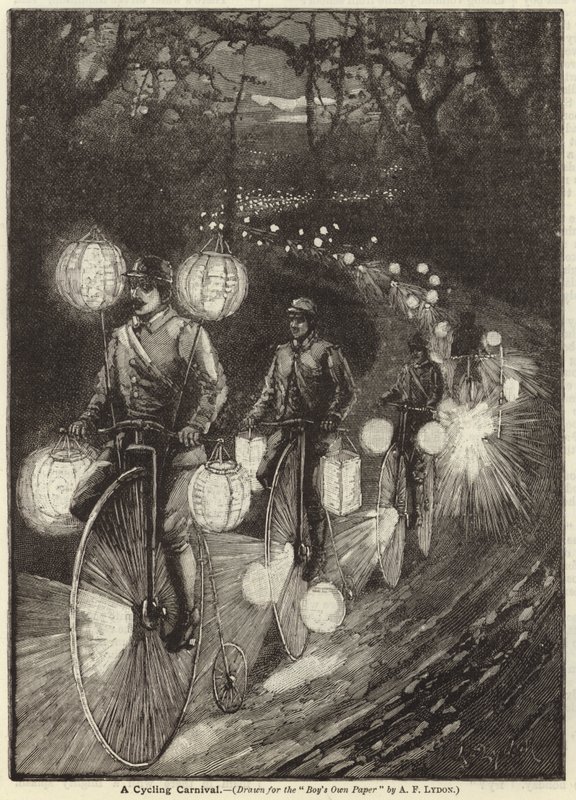 Cyklistický karneval od Alexander Francis Lydon