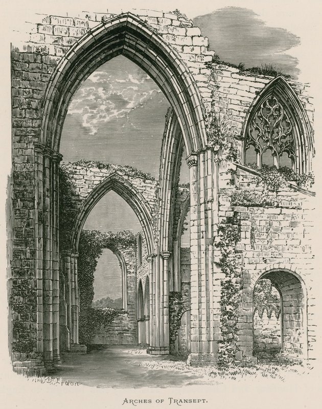 Boltonské převorství, Arches of Transept od Alexander Francis Lydon
